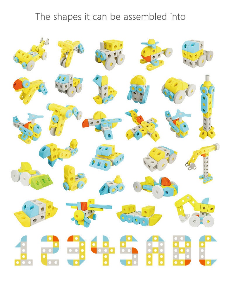 The various shapes it can spell out