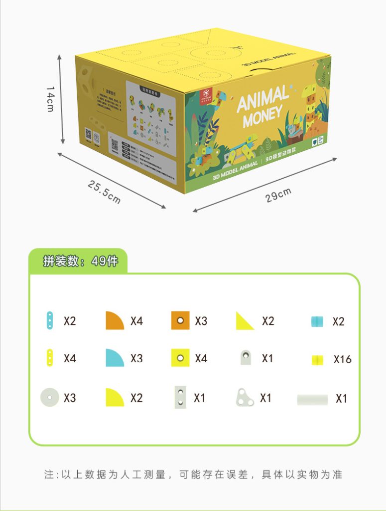 Packaging size and quantity