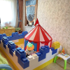 Foam building block family fence